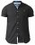 D555 Dwight Short Sleeve Shirt Black - Marškiniai - Marškiniai - 2XL-8XL