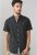D555 Dwight Short Sleeve Shirt Black - Marškiniai - Marškiniai - 2XL-8XL