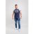 D555 Jones T-shirt Navy - Marškinėliai - Marškinėliai - 2XL-14XL