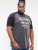 D555 Lismore Raglan Sleeve San Diego Printed T-Shirt Charcoal - Marškinėliai - Marškinėliai - 2XL-14XL