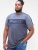 D555 Anson Originals Printed T-shirt Denim Marl - Marškinėliai - Marškinėliai - 2XL-14XL