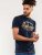 D555 Jasper Authentic Printed T-shirt Navy - Marškinėliai - Marškinėliai - 2XL-14XL