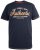 D555 Jasper Authentic Printed T-shirt Navy - Marškinėliai - Marškinėliai - 2XL-14XL