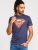 D555 Scampton Official Superman Printed T-Shirt Navy - Marškinėliai - Marškinėliai - 2XL-14XL