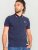 D555 Sloane Polo Shirt With Chest Embroidery Navy - Polo marškinėliai - Polo marškinėliai - 2XL-8XL