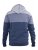 D555 Columbus Cut And Sew Panelled Zip Through Hoody Blue - Megztiniai ir džemperiai - Megztiniai ir Džemperiai - 2XL-14XL