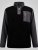D555 Daly Quarter Zip Fleece Sweatshirt Juoda/Pilka - Megztiniai ir džemperiai - Megztiniai ir Džemperiai - 2XL-14XL