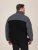 D555 Daly Quarter Zip Fleece Sweatshirt Juoda/Pilka - Megztiniai ir džemperiai - Megztiniai ir Džemperiai - 2XL-14XL