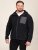 D555 Damien Micro Fleece Zip Through Hoody Juoda/Pilka - Megztiniai ir džemperiai - Megztiniai ir Džemperiai - 2XL-14XL