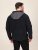 D555 Damien Micro Fleece Zip Through Hoody Juoda/Pilka - Megztiniai ir džemperiai - Megztiniai ir Džemperiai - 2XL-14XL