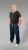 20 Nodi Libeccio Long Leg Sports Pants in Combed Cotton Jersey Navy - Laisvalaikio kelnės ir šortai - Laisvalaikio Kelnės ir Šortai - 2XL-12XL