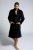 JP1880 Bathrobe with Spacious Patch Pockets Black - Apatinis trikotažas ir plaukimo apranga - Apatinis trikotažas - 2XL-8XL