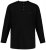 JP1880 702555 Henley marškinėliai ilgomis rankovėmis Juoda - Marškinėliai - Marškinėliai - 2XL-14XL