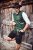 JP1880 Genuine Leather Traditional Lederhosen Shorts Black - Šortai - Šortai - W40-W60