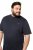JP1880 712616 Marškinėliai su pilvo kirpimu Tamsiai mėlyna - Marškinėliai - Marškinėliai - 2XL-14XL