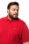 JP1880 712617 Polo marškinėliai su pilvo kirpimu Čili raudona - Polo marškinėliai - Polo marškinėliai - 2XL-8XL