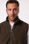 JP1880 Fleece Vest Stand-up Collar Brown - Didelės vyriškos striukės - Didelės vyriškos striukės
