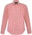 JP1880 Modern Fit Button-Down Collar Long Sleeve Check Shirt Light Red - Marškiniai - Marškiniai - 2XL-8XL