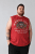 Kam Jeans 5763 Hawaii Surf Vest Sleeveless T-Shirt Washed Red - Marškinėliai - Marškinėliai - 2XL-14XL