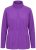 Ulla Popken 796970 Lengva flisinė striukė Tamsiai violetinė - Fleece apranga - 