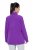 Ulla Popken 796970 Lengva flisinė striukė Tamsiai violetinė - Fleece apranga - 