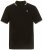 JP1880 802789 Polo marškinėliai su balta kontrastine apykakle Juoda - Polo marškinėliai - Polo marškinėliai - 2XL-8XL