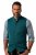 JP1880 Mottled Stretch Knit Stand-up Collar Vest Turquoise Blue - VYRIŠKI DRABUŽIAI 2XL-14XL - 