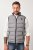 JP1880 Quilted Vest Outdoor Stand-up Collar Grey - Didelės vyriškos striukės - Didelės vyriškos striukės