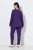 Ulla Popken 812441 Pižama ilgomis rankovėmis su nėriniais Karališka mėlyna - Pižama/Loungewear - 