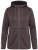 Ulla Popken 812880 Megzta flisinė striukė su teddy flisu Taupe - Fleece apranga - 