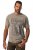 JP1880 Comfortable Fit Vintage Look T-Shirt Ash Gray - Marškinėliai - Marškinėliai - 2XL-14XL