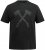 JP1880 Double Axe Design & Vintage Look T-Shirt Black - Marškinėliai - Marškinėliai - 2XL-14XL