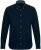 JP1880 Modern Fit Buttoned Collar Cotton Shirt Navy Blue - Marškiniai - Marškiniai - 2XL-8XL