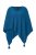 Ulla Popken Knit Pointed Hem Poncho Cerulean - Megztiniai ir džemperiai - 