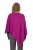 Ulla Popken Knit Pointed Hem Poncho Berry - Megztiniai ir džemperiai - 