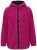Ulla Popken 823371 Teddy striukė su gobtuvu ir dygsniuotomis kišenėmis Fuksija - Fleece apranga - 