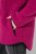 Ulla Popken 823371 Teddy striukė su gobtuvu ir dygsniuotomis kišenėmis Fuksija - Fleece apranga - 