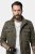 JP1880 Field Jacket with Badges Vintage Look TALL Moss Green - TALL striukės - TALL striukės aukštiems vyrams