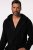 JP1880 Bathrobe Terry Black - Apatinis trikotažas ir plaukimo apranga - Apatinis trikotažas - 2XL-8XL