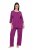 Ulla Popken 833660 Pižama Violetinė - Pižama/Loungewear - 