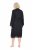 Ulla Popken 834837 Kimono chalatas su nėriniais Juoda - Chalatai - 