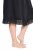 Ulla Popken 834837 Kimono chalatas su nėriniais Juoda - Chalatai - 