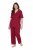Ulla Popken 835397 Pižama trumpomis rankovėmis su marškinių apykakle Alyvinė - Pižama/Loungewear - 