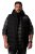 Men+ 442 Liemenė dygsniuota su gobtuvu ir spauda Juoda - Didelės vyriškos striukės - Didelės vyriškos striukės