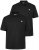 Men+ 258 Polo marškinėliai Juoda 2 vnt. pakuotė - Polo marškinėliai - Polo marškinėliai - 2XL-8XL