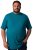 Men+ 276 Marškinėliai apvalia iškirpte Pilkšvai mėlyna - Marškinėliai - Marškinėliai - 2XL-14XL
