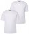 Men+ 285 Marškinėliai apvalia iškirpte Balta 2 vnt. pakuotė - Marškinėliai - Marškinėliai - 2XL-14XL