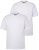 Men+ 299 Marškinėliai V formos iškirpte Balta 2 vnt. pakuotė - Marškinėliai - Marškinėliai - 2XL-14XL