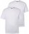 Men+ 311 Marškinėliai bellyfit Balta 2 vnt. pakuotė - Marškinėliai - Marškinėliai - 2XL-14XL