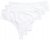 Ulla Popken 838637 Stringai 3 vnt. Balta - Kelnaitės - 